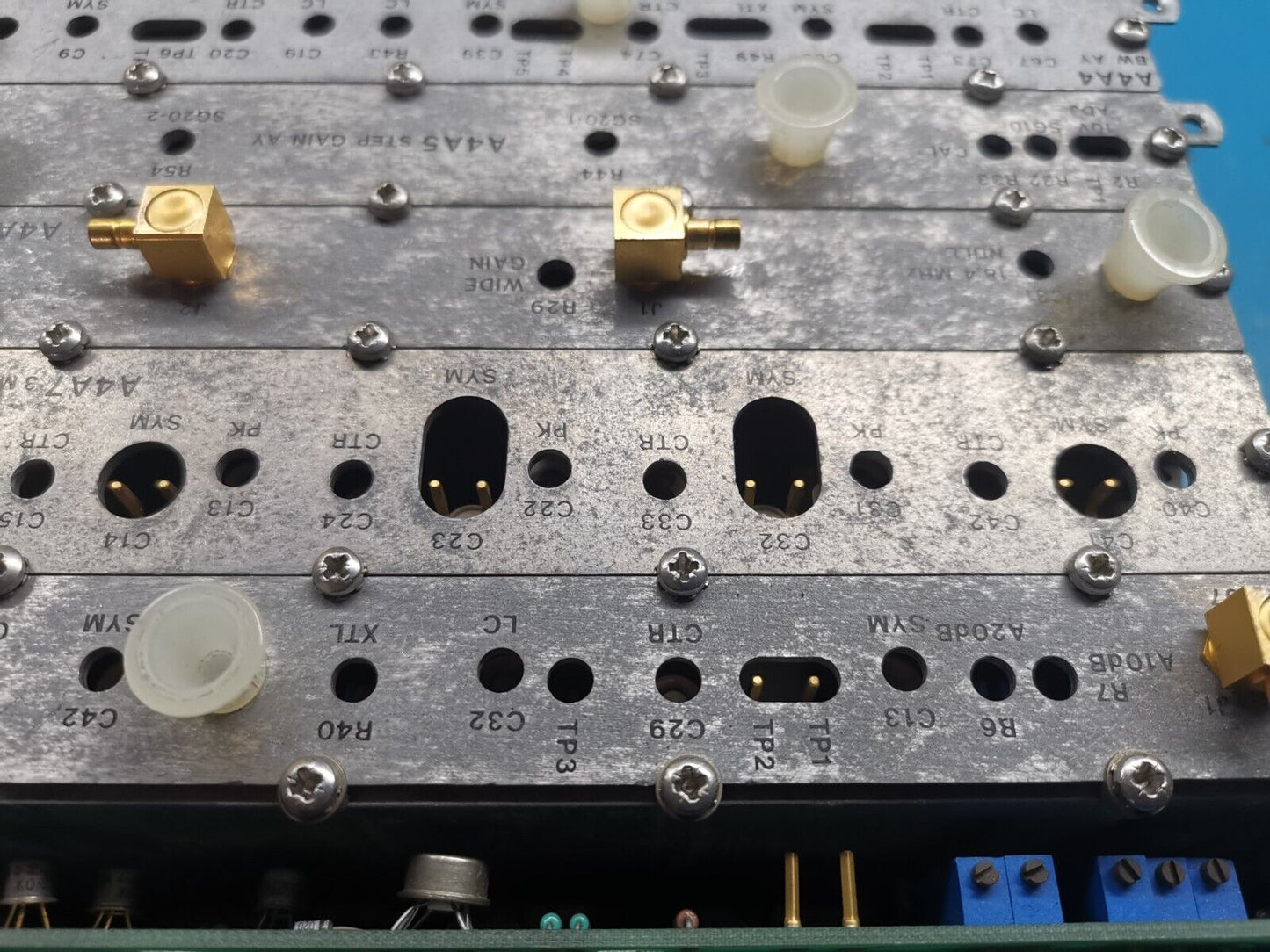 HP 85662 Spectrum Analyzer PCB Boards In Block A8 A7 A6 A5 A4 A3 A2 A1