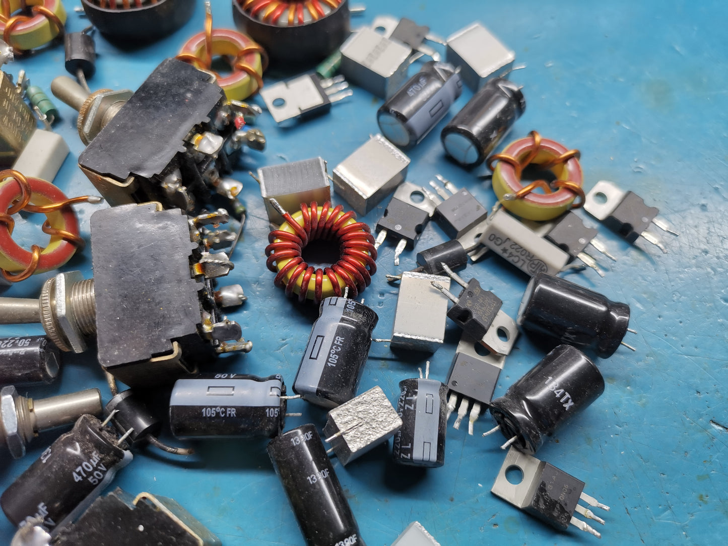 Various Electronic Component And Part From Electronic Equipment