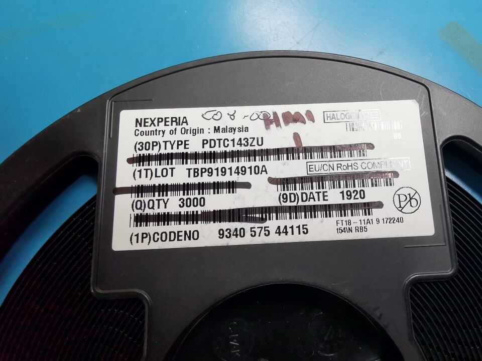 2100pcs Genuine Nexperia PDTC143zu 50v 100 mA NPN Digital Transistor