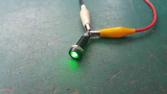 4pcs LED Panel Lamp Indicator Green Marl Military Part