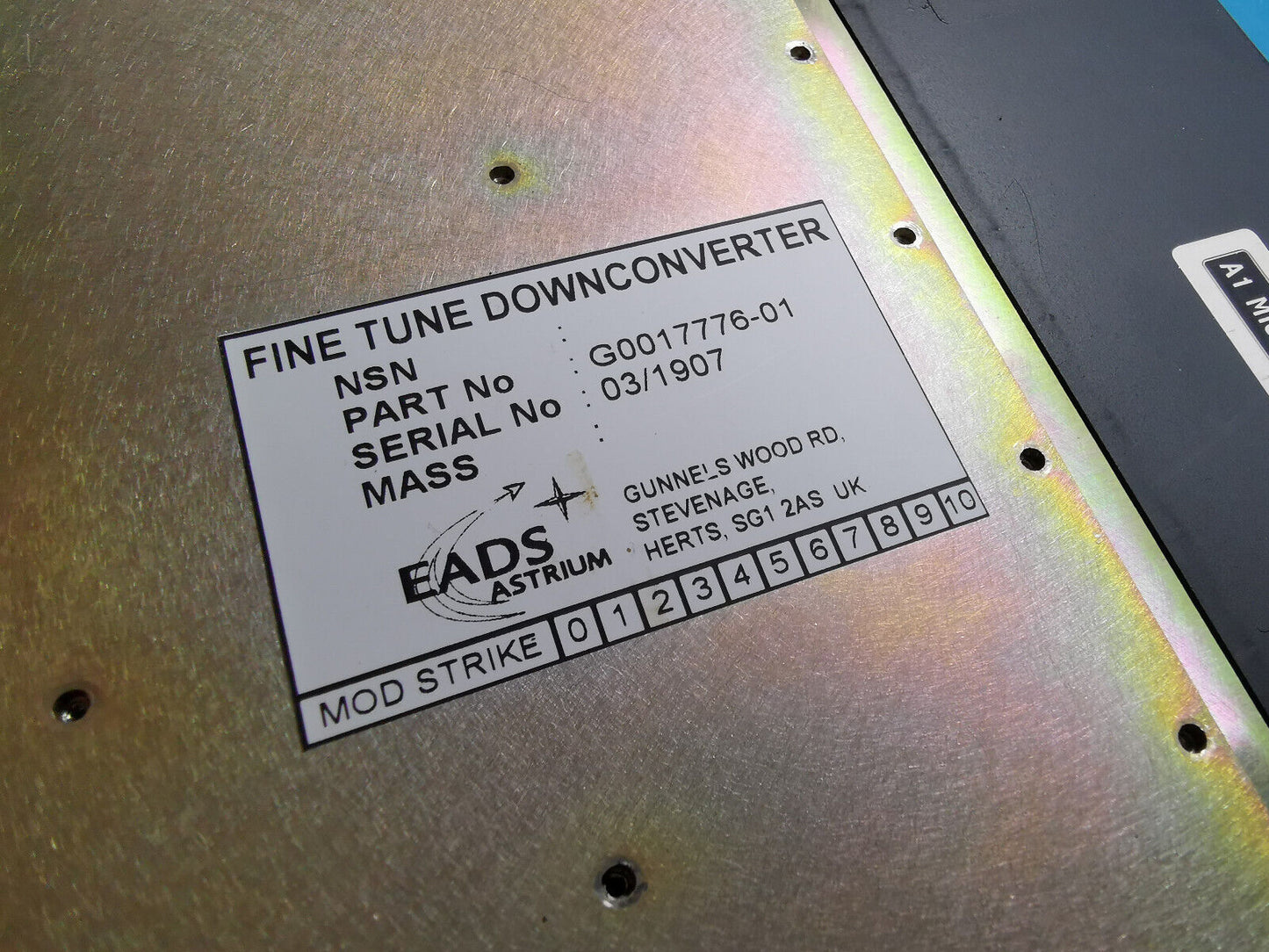 EADS Astrium Fine Tune DownConverter