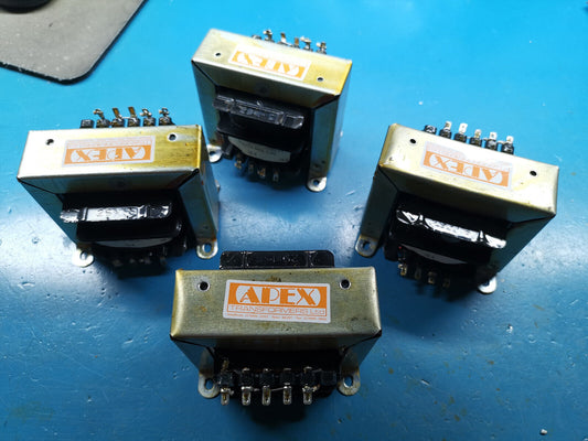 4 x Apex AC Mains Transformer 0  16.4v - 19.3VAC 1A Out   2 x 110v AC In