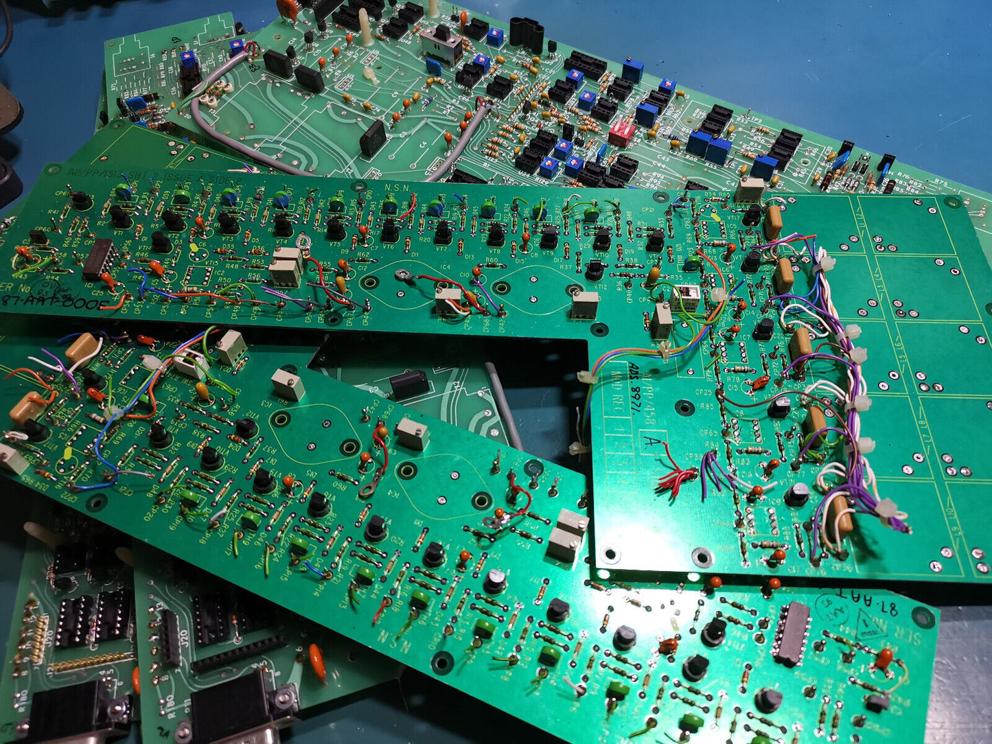 PCB Joblot From Electronic Test Gear And Military Equipment PCB