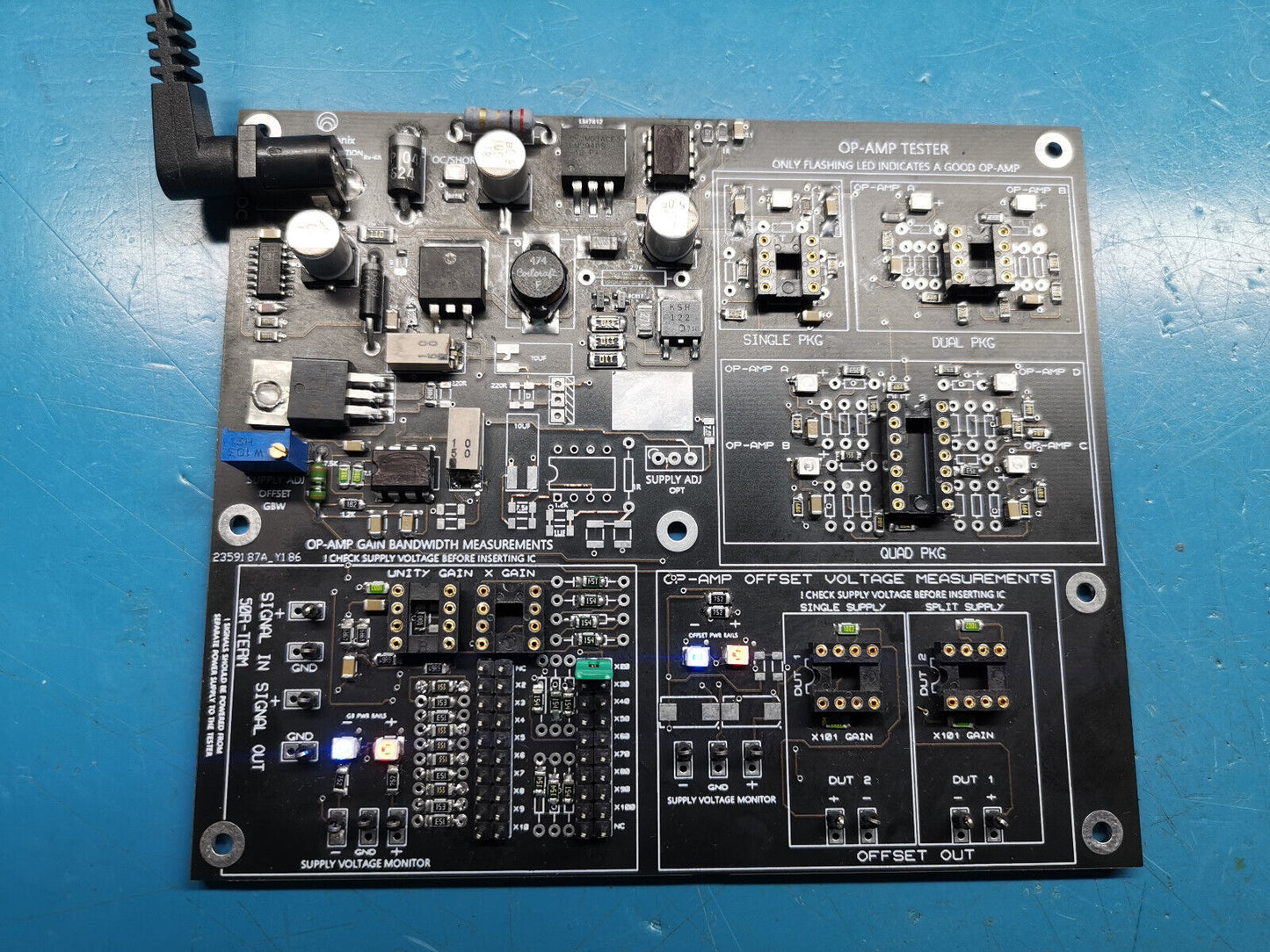 Op Amp Tester Offset Voltage Measurements Bandwidth Measurements