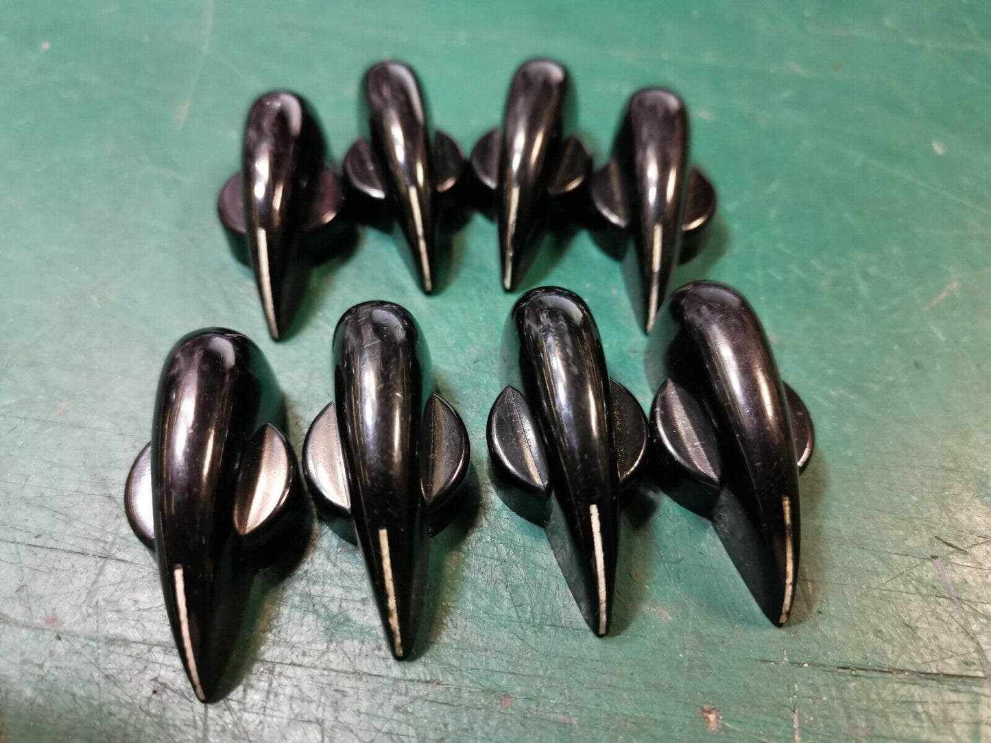 Stockli Chicken Head Knobs For 6mm Shaft Vintage Military Part 8pcs