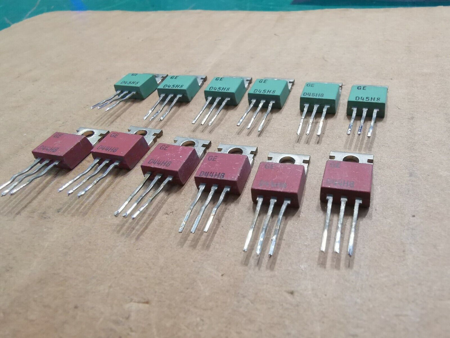 D44H8 And D45H8 Transistor Pairs 6 Pairs Genuine GE