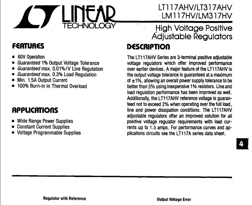 7pcs Genuine LM317HVH High Voltage Positive Regulator  TO-39-3