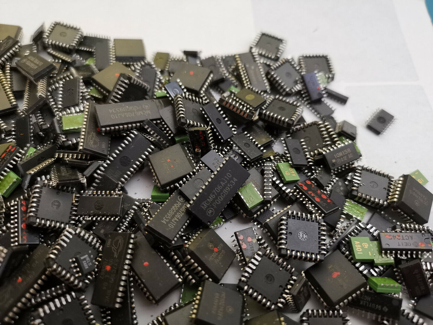 Joblot Of ECL Logic Ultra Fast Logic Ics And RAM And Other SMD Parts