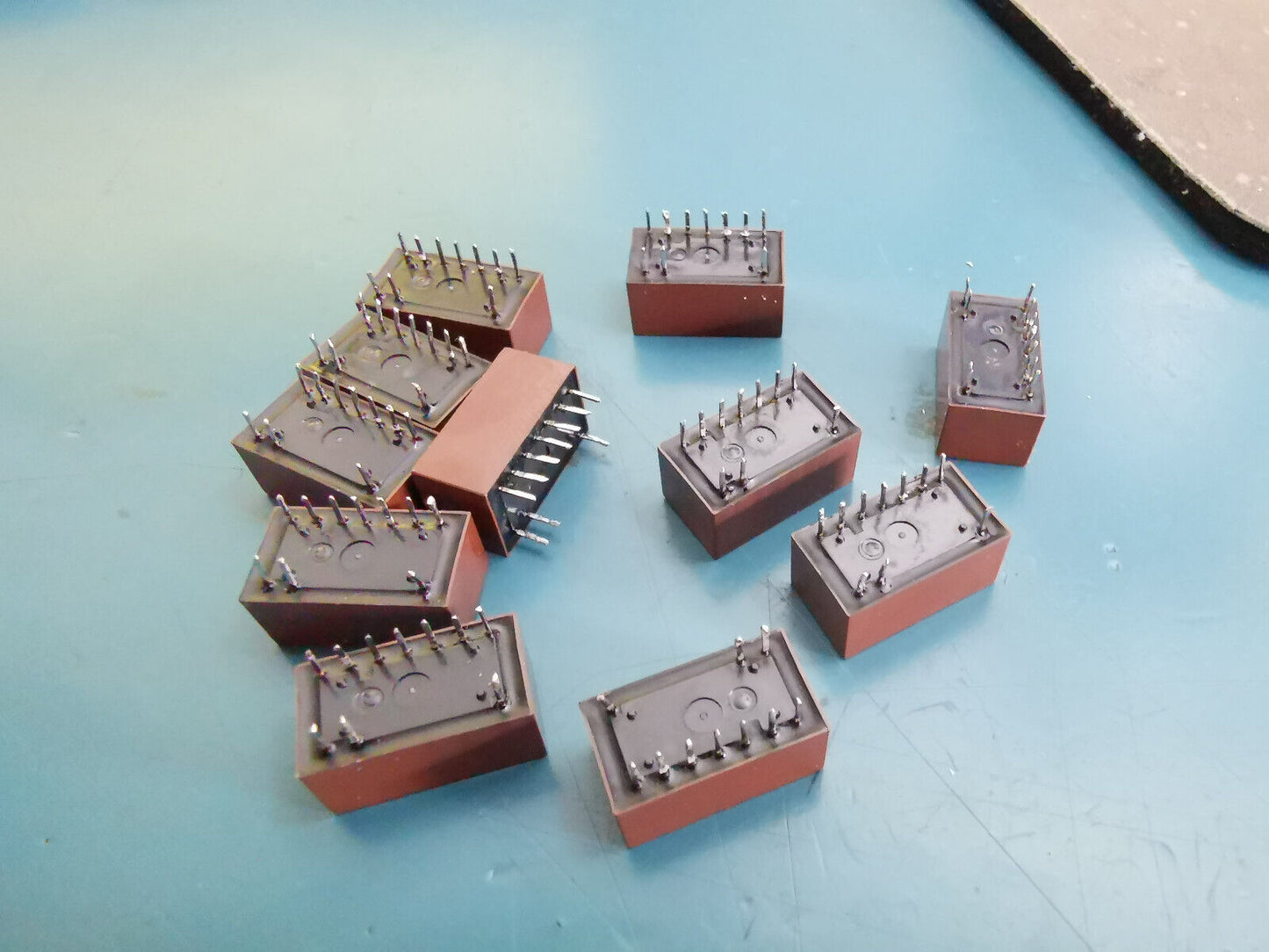11pcs High Frequency RF Relays 1.5 GHz High Frequency 2 Coil Latching RK1-L2-9V