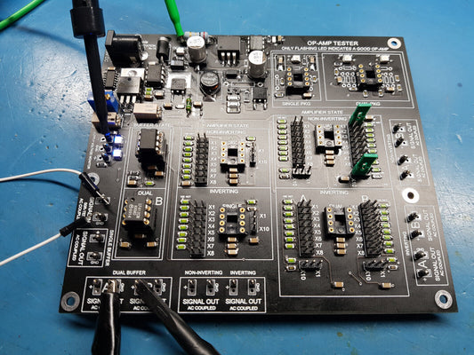 Op Amp Tester OT15S Buffer Testing Inverting And Non Inverting Amplifier Testing