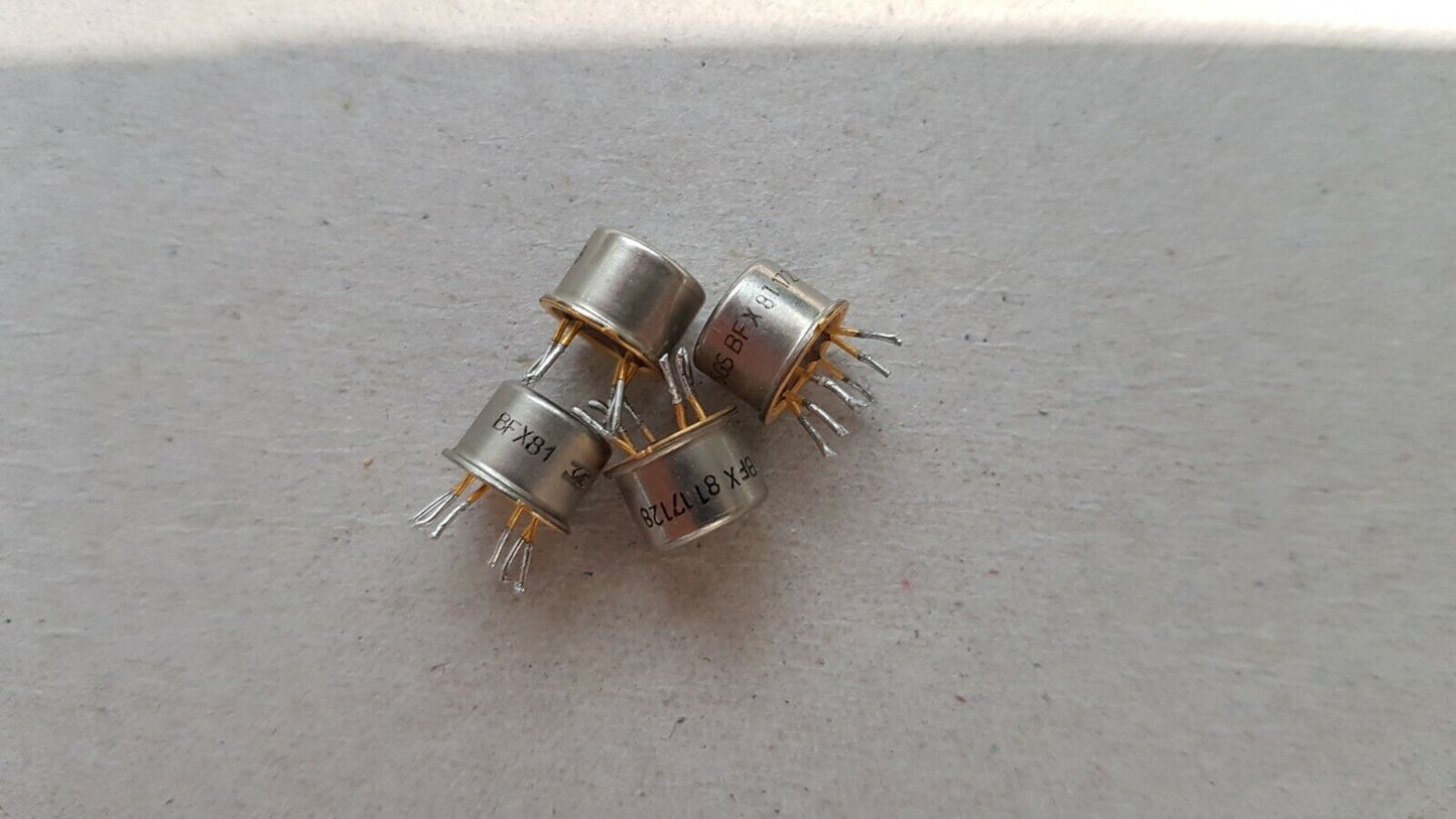 4pcs BFX81 PNP NPN Diffused Silicon Planar Epitaxial Transistor