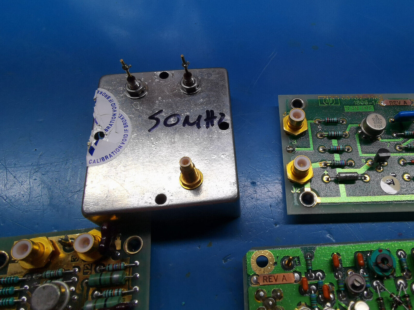 Various HP Agilent RF Modlues 50MHz 10MHz Oscillator And Other parts