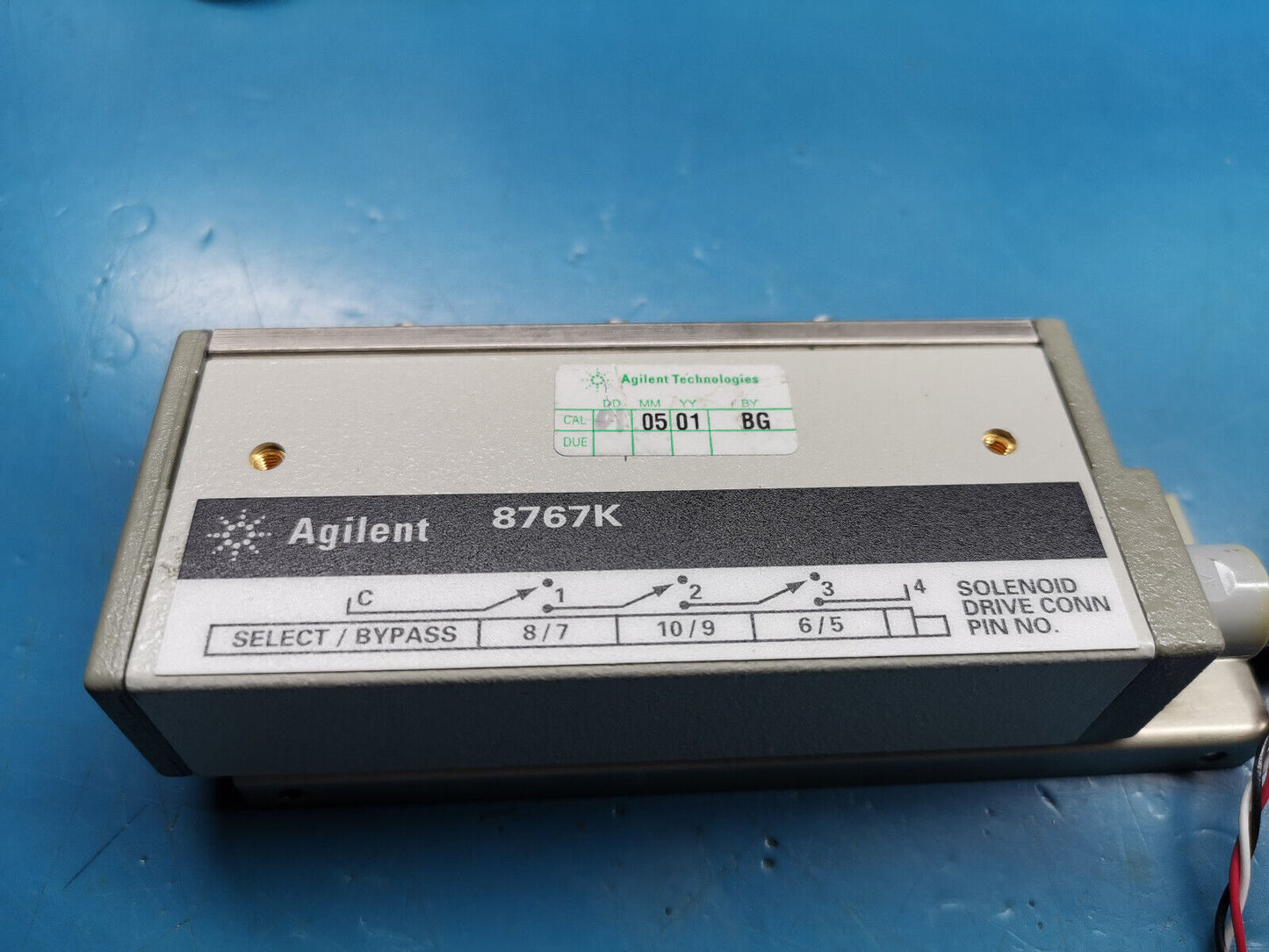 HP Agilent 8767K DC To 26.5GHz SP4T RF Switch 24v DC
