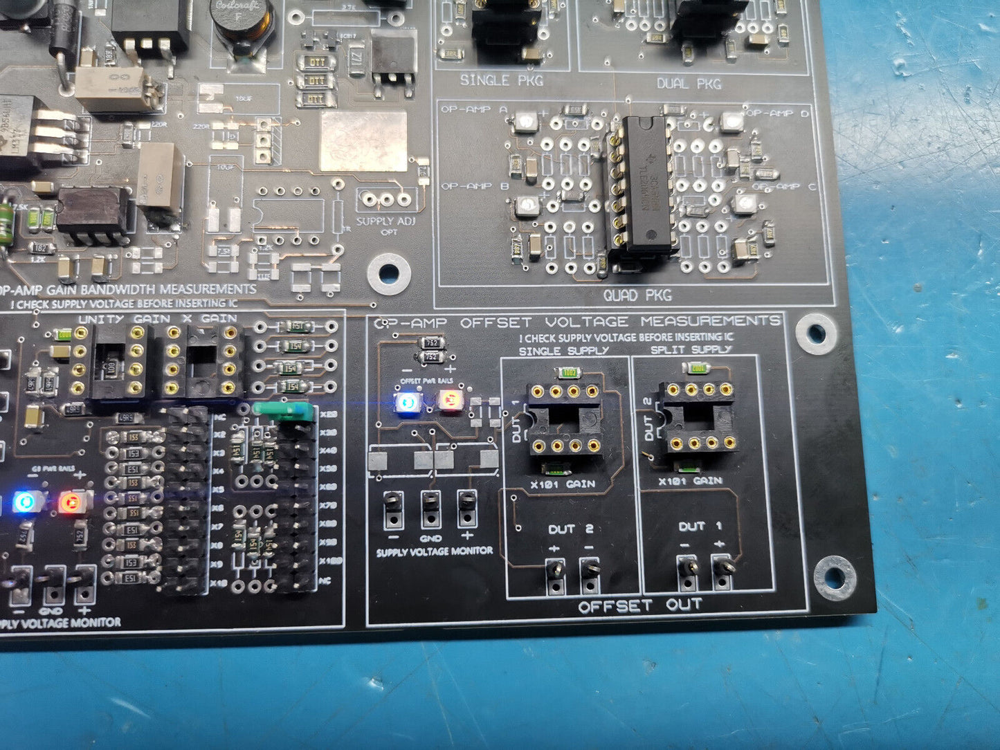 Op Amp Tester Offset Voltage Measurements Bandwidth Measurements