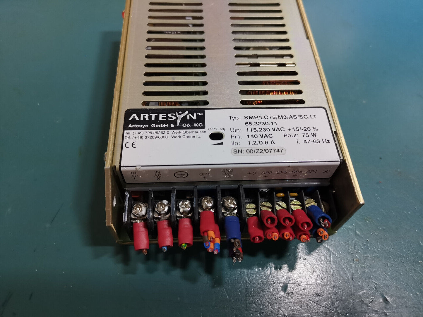 Artesyn Switching Power Supply SMP/LC75/M3/AS/SC/LT