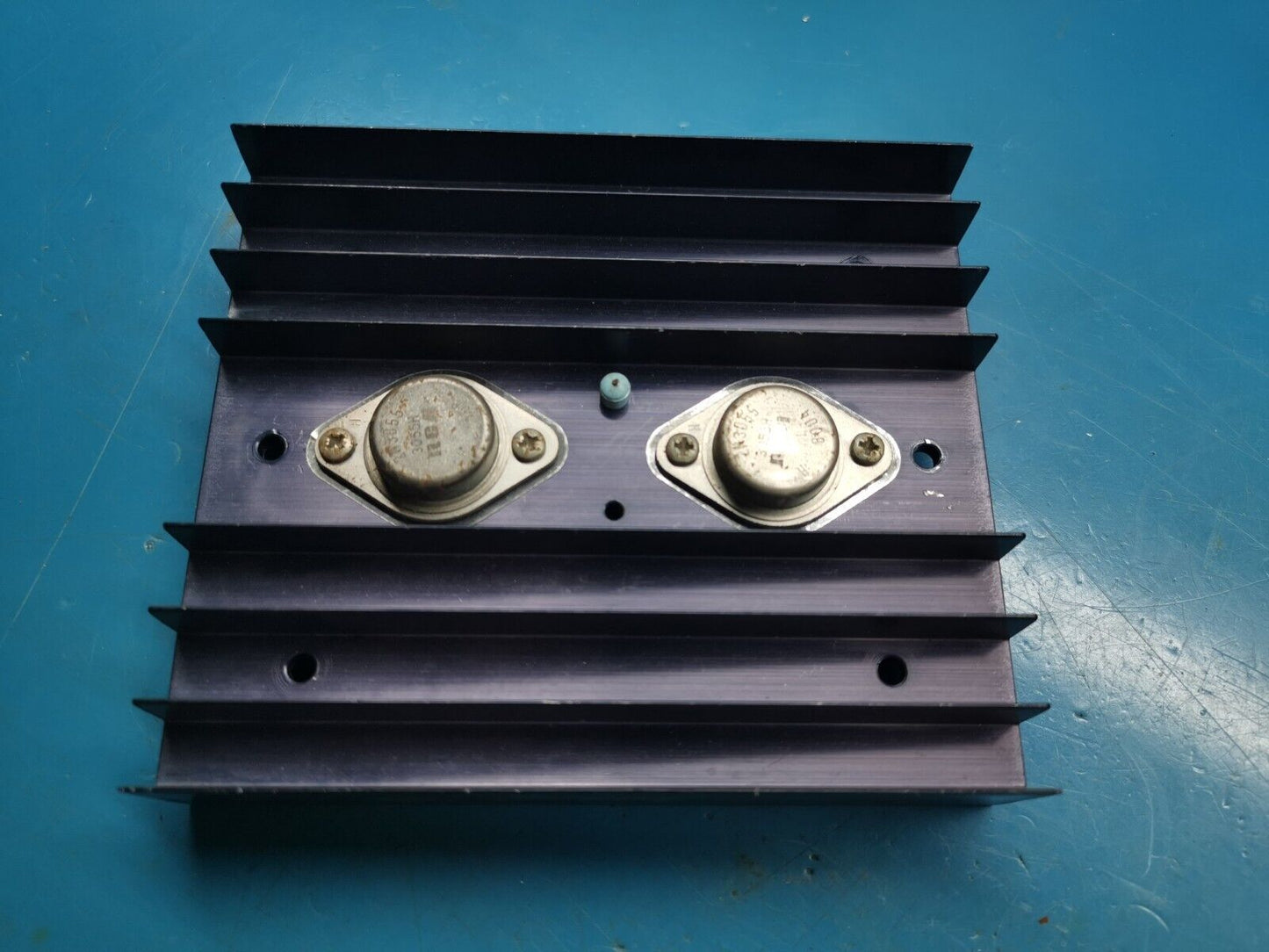 TO3 Heat Sink With 2N3055 Transistor From Military Power Supply
