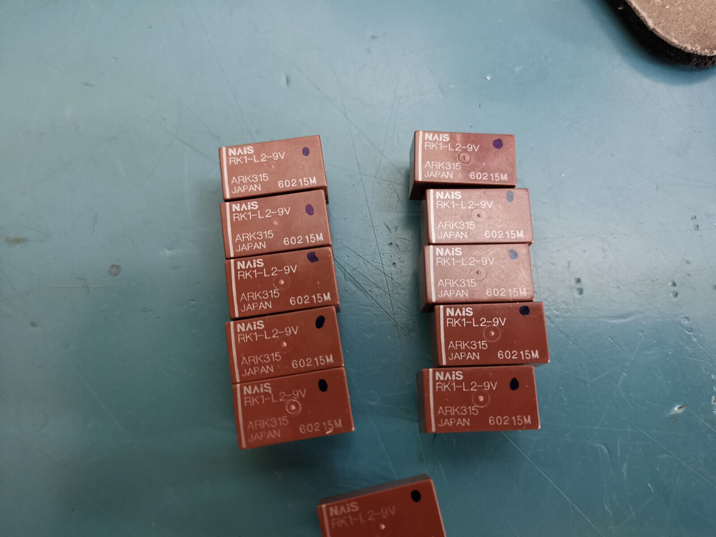 11pcs High Frequency RF Relays 1.5 GHz High Frequency 2 Coil Latching RK1-L2-9V