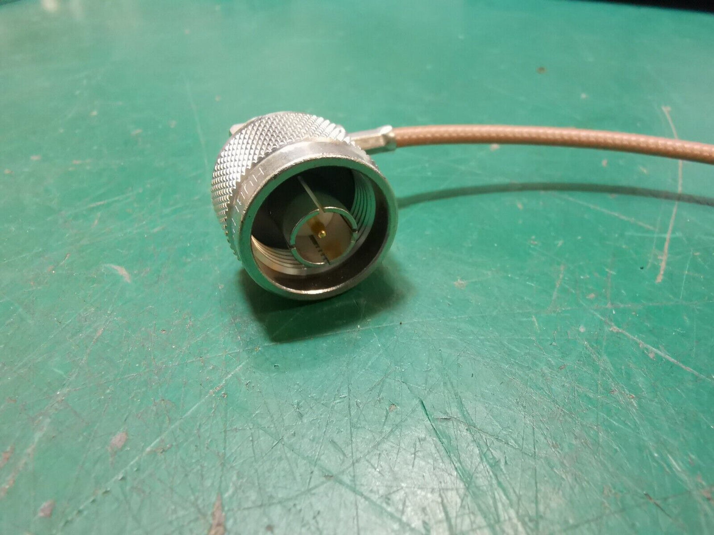 Suhner Male N Bulkhead To SMA Connector Male Cable 22cm