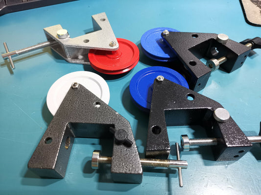 4pcs  Bench Mounting Pulley with Clamp for  70mm Diameter