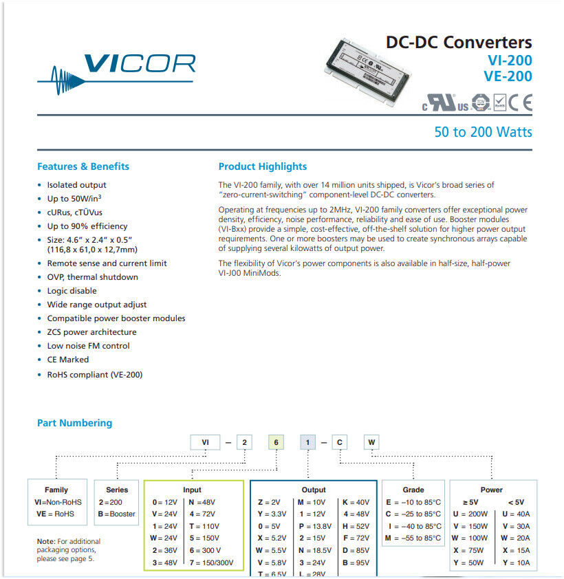 5.8v 100W DC DC Converter 5.8v 100W Full Brick DC DC Converter