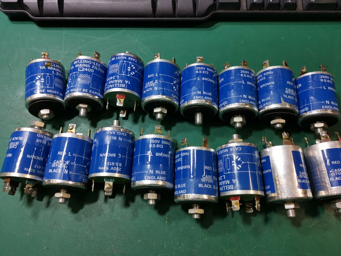 Belling Lee Mains Filter Used In RF Equipment L2400 1A 250V 50Hz 16pcs