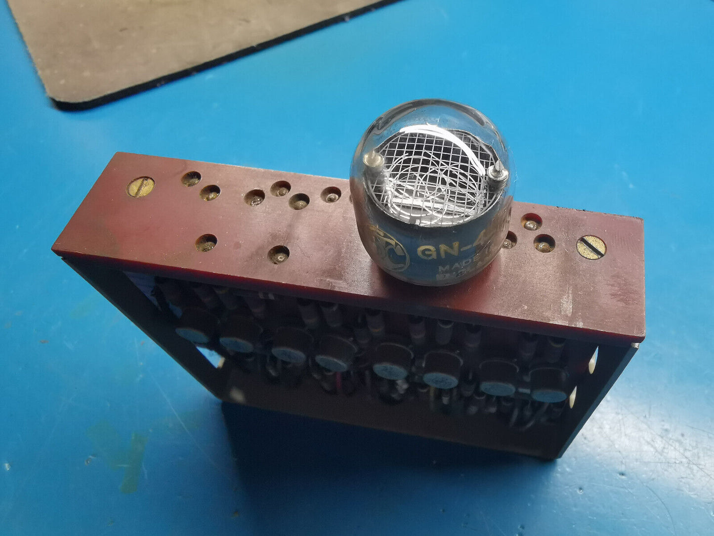 Vintage Nixi Tube Module From Marconi Frequency Counter
