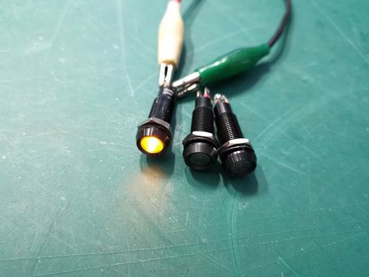 Marl LED Panel Lamp Indicator Yellow Green Red Military Part 28v