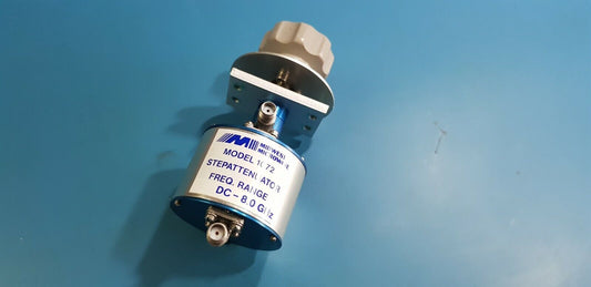 Midwest 1072  DC To 8GHz Step  Attenuator  SMA Connectors 0 - 9 dB